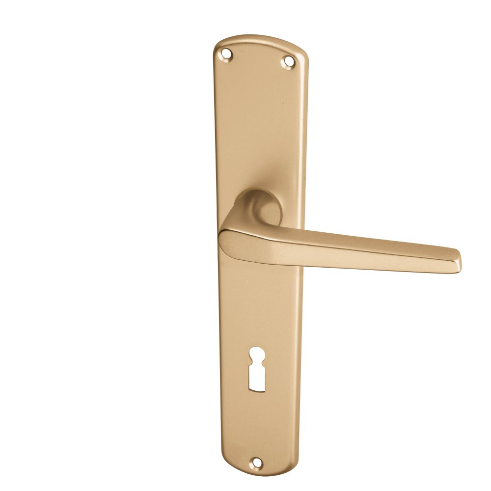 Monte HR hliník F4 dveřní kování – dózický klíč (BB), 72 mm, klika/klika