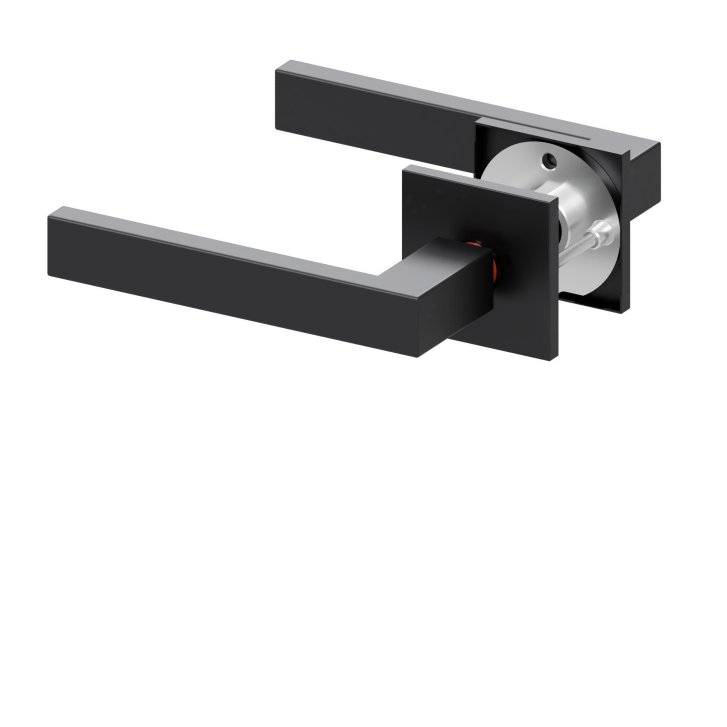 Smartbloc tvar 1040 R černá HiddenHero dveřní kování – klika/klika levá
