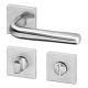 Sira SlideBloc light RHR nerez PK dveřní kování – WC klička (WC), klika/klika