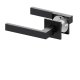 Smartbloc tvar 1040 R černá HiddenHero dveřní kování – klika/klika levá