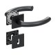 Slidebloc Ultra tvar 1085 RHR černá dveřní kování – dózický klíč (BB)