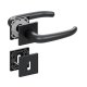Slidebloc Ultra tvar 1103 RHR černá dveřní kování – dózický klíč (BB)