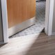 Okopový plech nerez 800 × 200 mm – širší strana dveří