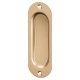 Mušle pro posuvné dveře oválná hliník elox F4